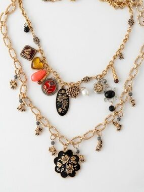 ZARA STYLE PACK OF 2 NECKLACE